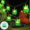 Halloween Pumpkin & Ghost String Lights for Outdoor Decoration and Party Atmosphere