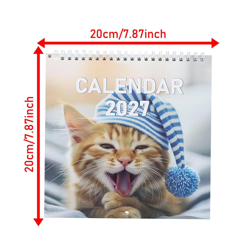 Coleção de Calendários de Parede 2026: Decoração com Grampos e Enfeite de Pendurar