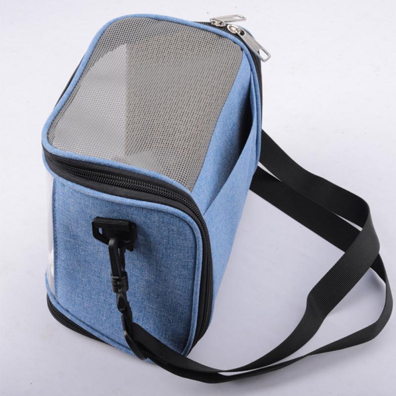 Cloth Portable Hamster Cage Outing Travel Lightweight Breathable Transparent Parrot Bird Messenger
