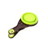 Collapsible Pet Scoop Silicone Measuring Cup with Sealing Clip 2 in 1 Multi-Function Scoop Bowls for Dog Cat Food Water