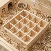 Exploration Hamster Tunnel Maze Wooden Pet Interactive Toy Guinea Pig Puzzle Toy  Exercise