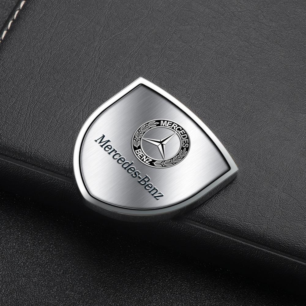

3D Metal Car Shield Styling Body Trunk Decoration Stickers Accessories For Mercedes Benz W204 W205 Amg W211 W212 W213 Smart Gla