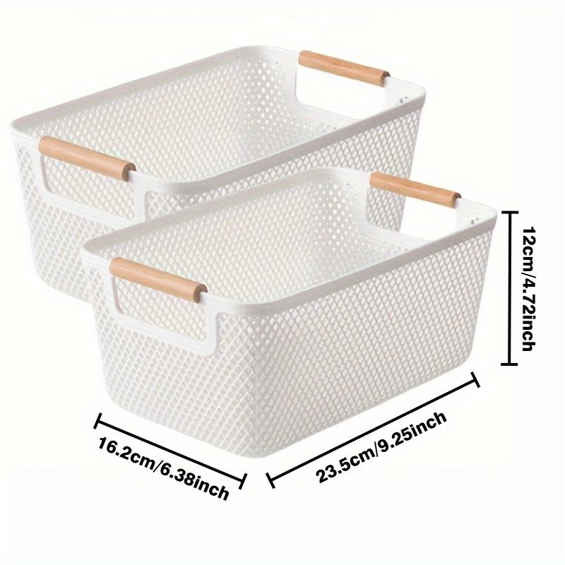 Multi Functional Hollow Storage Basket, Bathroom Bedside Table, Kitchen, Fruit and Vegetable Storage Basket