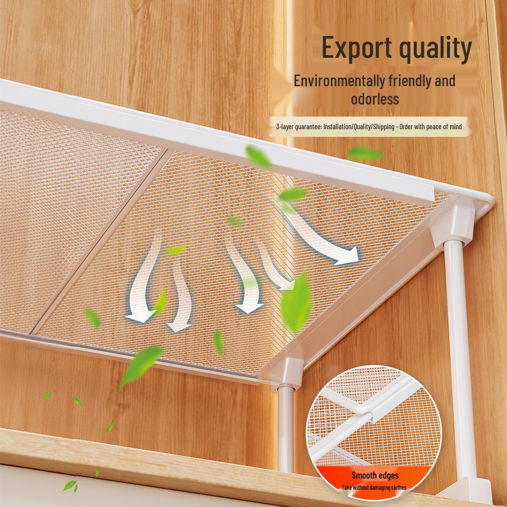 Punch-free Kitchen Cabinet Stackable Organizer Shelf