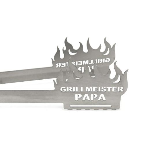 Kitchen Tongs Stainless Steel BBQ Tongs Heat Resistant Non-Slip Grip Barbecue Clamps Rust-Proof Metal Pliers for Grilling