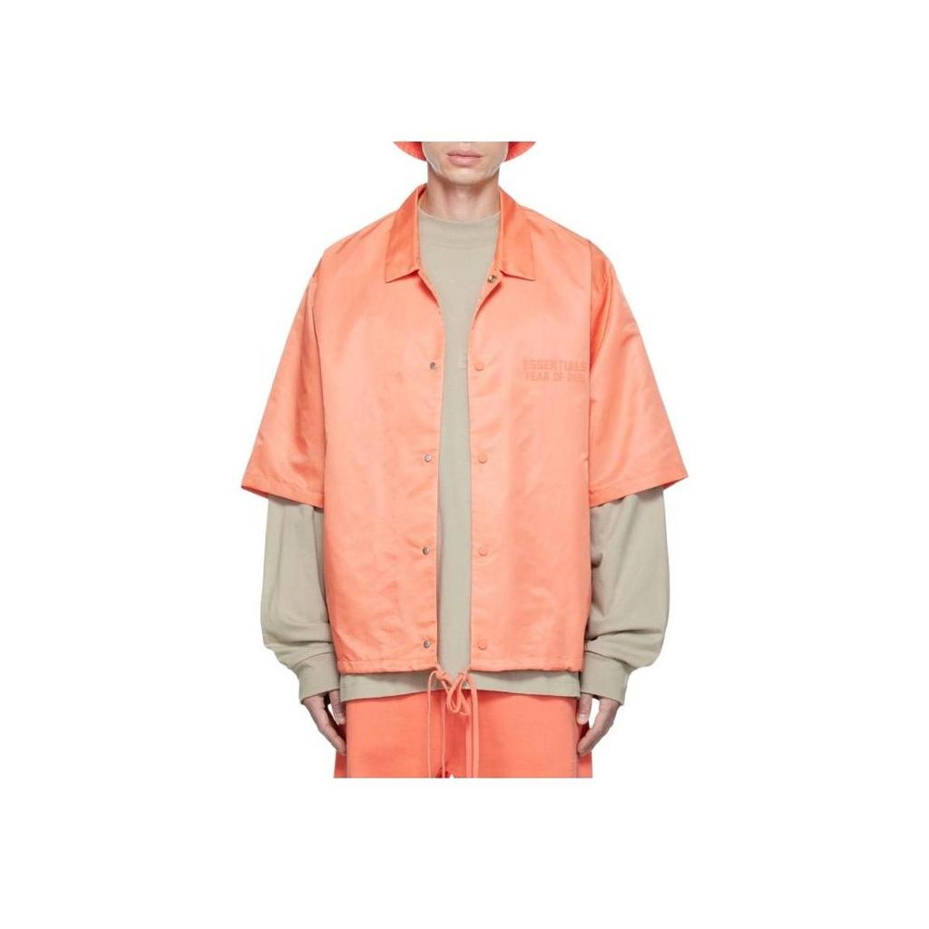 Fear of God Essentials FW22 Nylon Shirt Coral Men FOG-FW22-34