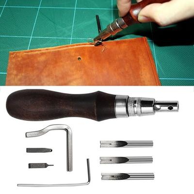 7 In 1 Leather Edge Trimmer Edge Pressing Leather Trimming Tool Edge Beveller Groover Leather