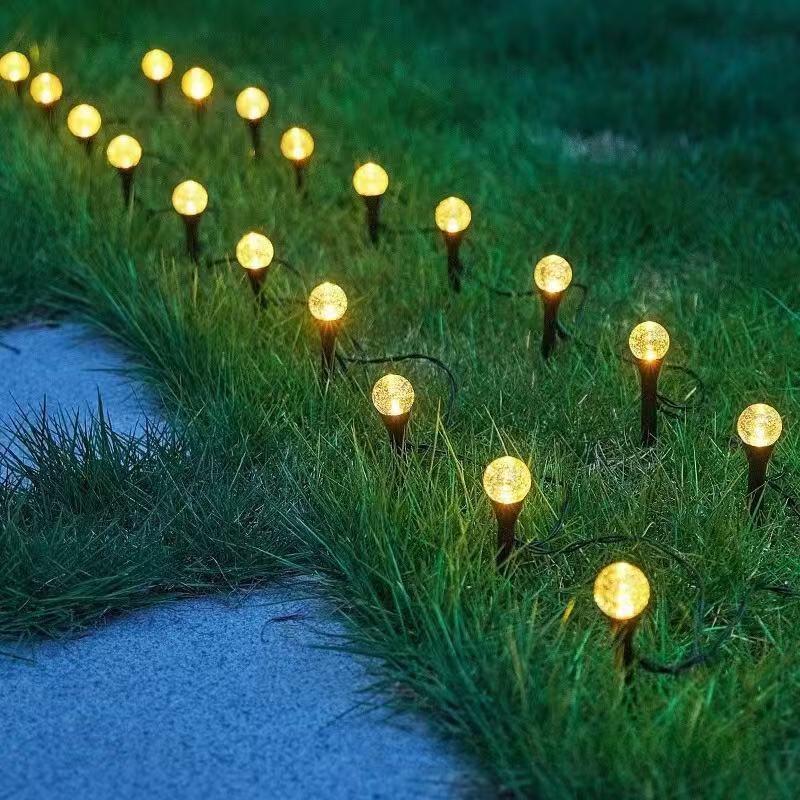 Solar Bubble Ball Garden String Lights