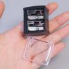 Double-ended Makeup Pencil Sharpener, Suitable, Eyebrow Pencil, Easy To Use Makeup Tool, High Quality With Cover, Suitable For Women
