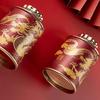 Empty Mini Tea Tin Can Household Tea Sealed Jar Portable Home Small Tea Box Paper Storage Cans Packaging