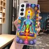 Yoga Chakra Spiritual Energy Universe Soft Phone Case For Samsung Galaxy S24 S25 S23 S22 Ultra S21 Plus S20 FE  S25 Edge S10 + P