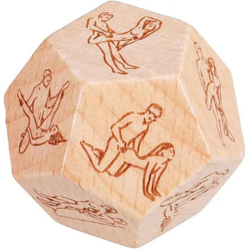 Date Night Dice,Food Decision Dice,Date Night Wooden Dice Game For Couples, Wood Reusable Couple Dice,Funny Anniversary Date