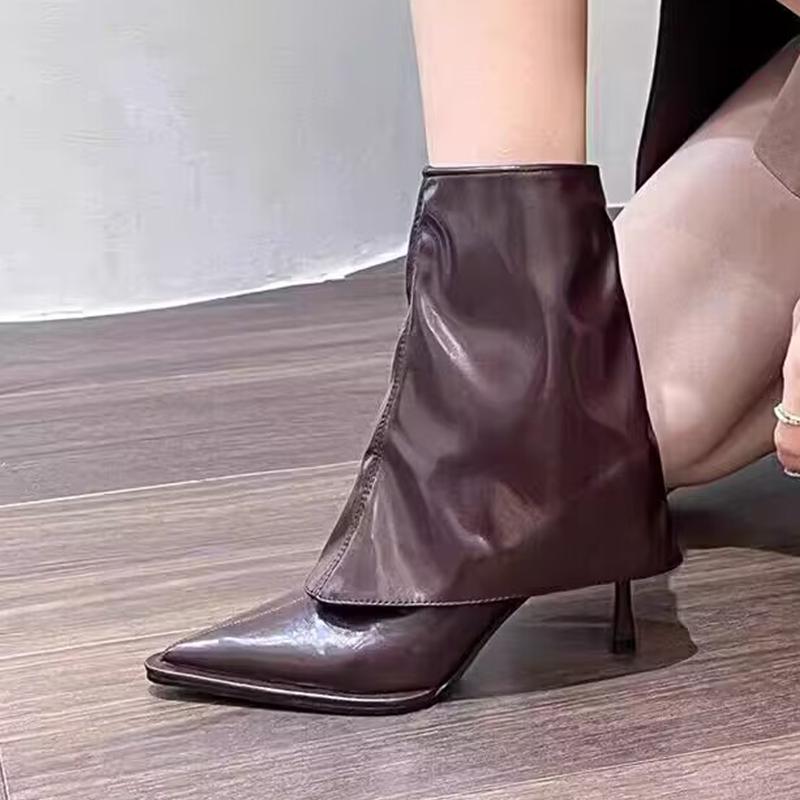 Sexy High Heels Ankle Boots for Women's Pointed Toe Shoes Designer  Elegant Pumps Winter Boots New Pumps Luxury Ladies Boots