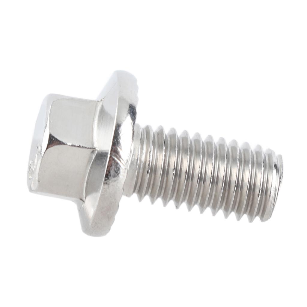 10 stücke M8 Edelstahl SS304 Sechskant-flanschschrauben Kappenkopf-scheibenschrauben