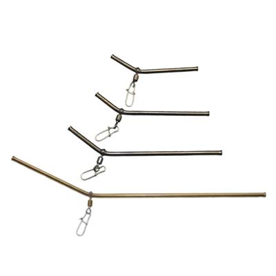 Fishing Tangles Proof Booms with Snap Fishing Connectors Fishing Bent Tangles Proof Booms Feeder Weight Sinkers Sleeve
