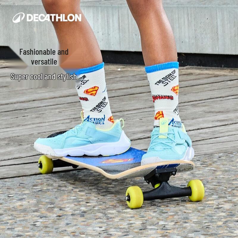 Decathlon Superman Collaboration Kids' Crew Socks