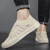 Fashion Summer Casual Sneakers for Men Breathable Loafers Lightweight Round Head Fashionable and Versatile Solid Colour Non-slip Flats