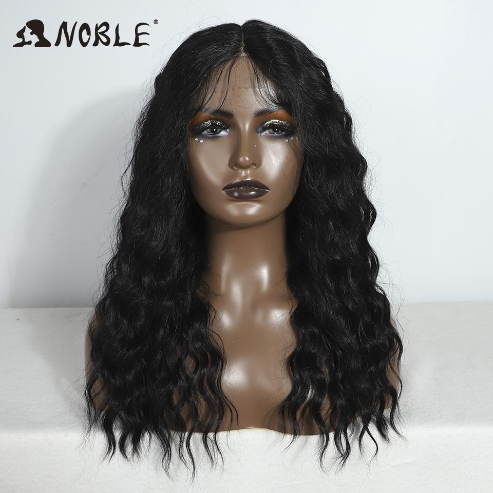 Noble Synthetic Lace Front Wig Long Curly 20 Inch Long Medium Part Lace Wig For Women Lace Front Wig Ombre Blonde Cosplay Wig