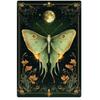 1PC RetroStyle Metal Outdoor Decoration  Glowing Green Butterfly  Floral Design  Butterfly Artwork with Art Border