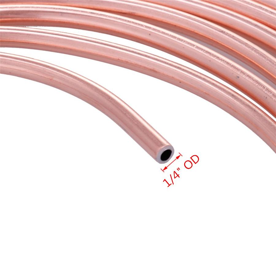 Od Inch 14 Ft 50 Roll Steel Zinccopper Nickel Car Brake Line Tubing Coil Kit