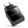 Eu Us Plug Usb Charger Multi Port 4 Usb Quick Charging For Phone Adapter Tablet Portable Wall Charger Fast Charger For Poco