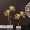 Gold Metal Leaf Wall Decor Wall Ornaments for Bedroom Hanging Parts Hotel Wall Decoration