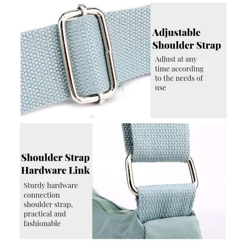 Women Ladies Multi Pocket Messenger Handbag Cross Body Bags Holiday Shoulder Bag