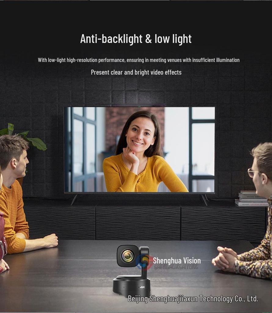 SH-VK10M 4K Ultra HD Video Conference Camera with AI Humanoid Tracking