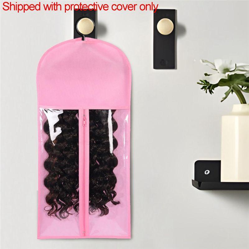 AAAF 3PCS Hair Extension Holder Wig Storage For Multiple Wigs Holder Wig Bags With Hanger Hair Extension Storage
