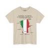 T-shirt Carte du Circuit de la Targa Florio - T-shirt Sicile Italienne - Cadeau pour Fans de Sport Automobile