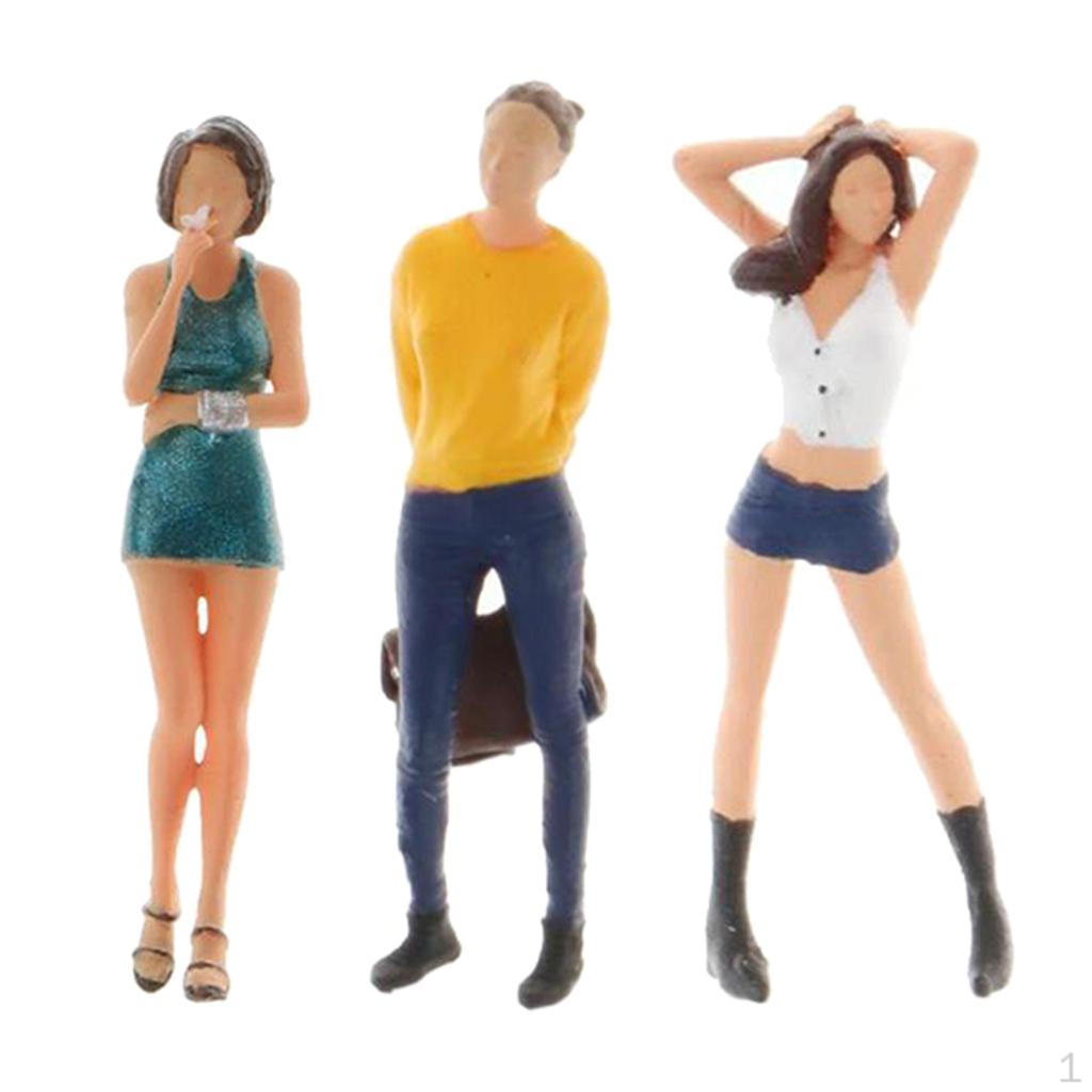 

3х 1:64 Масштаб S Приветственные сцены Классические фигурки Куклы Украшение стола