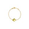 Doppel-T-Muster Design Messing Emaille Armband Unisex Armband Gold 149734-300