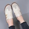 Women's Plus Size Retro Colorblock Sport Sneakers - White, Sizes 35-44