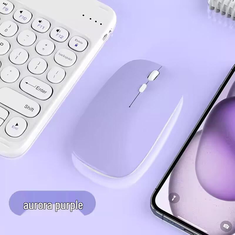 Compatible Bluetooth Wireless Mouse for Apple, Huawei, VIVO, Lenovo, OPPO Tablets, Computers, iPads, and Xiaomi Devices.