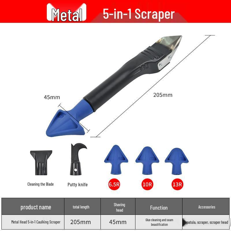 Multifunctional Silicone Scraper and Caulking Tool