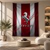Dekoratives Wandteppich, Mit Ferrari Bedruckte Wandkunst, Leichte Wanddekoration Für Schlafzimmer-Hintergrund