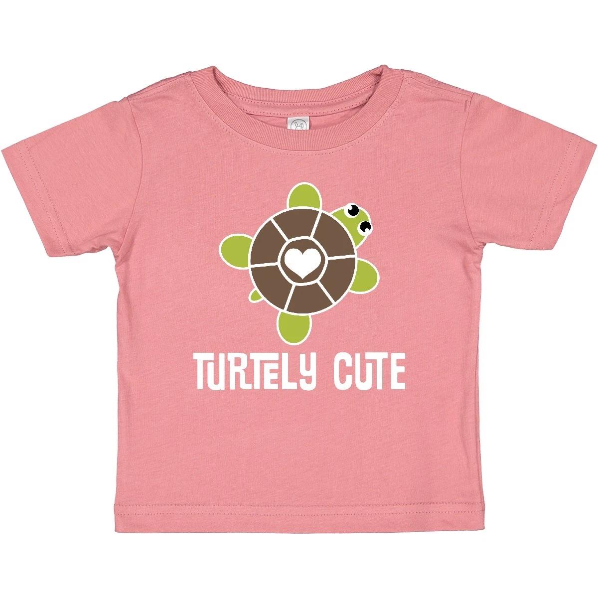 Inktastic Turtley Cute Girl Turtle Baby T-Shirt Lover Girls Childs Infant Tees 140