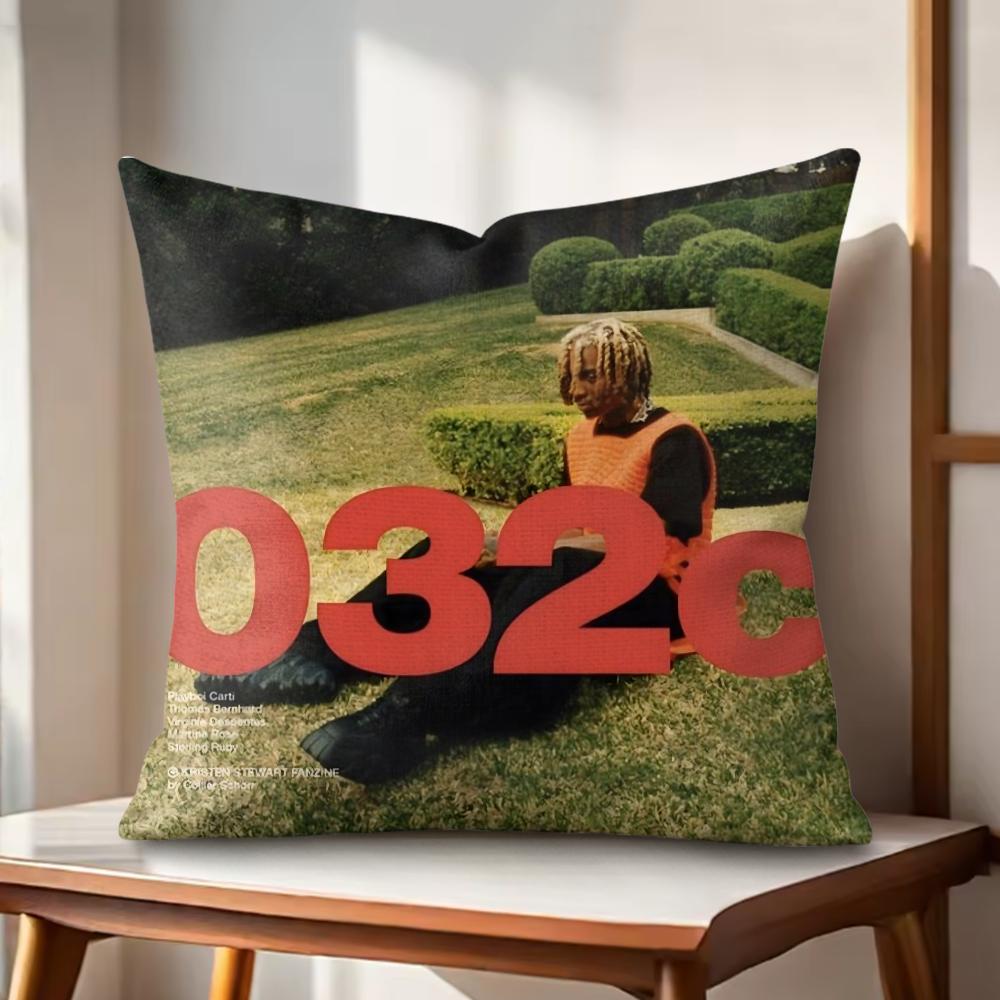 Brand c Cushion Cover Natural Linen Organic Fabric DoubleSided Printing Couch Pillow Covers Home Decor