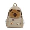 Schultasche Kapibara Capybara Tasche für Damen 1011 neue Canvas-Tasche niedliche Schultasche Schüler Kinder Rucksack Rucksack für Damen