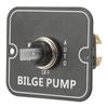 Bilge Pump Control Switch Aluminum Lighted Automatic Off Manual Panel Switch for Boat Marine 12 24V