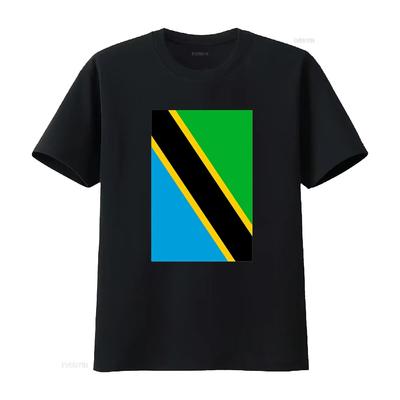 Grunge Tanzania Flag Cool East Africa Swahili Tanzanian T Shirt Vintage Washed Breathable Unisex Top For Everyday Wear Stylish