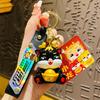 Keychain Dragon Adorable Lunar New Year Charm Silicone Cartoon Gift Accessory