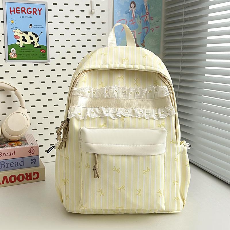 Schoolbag cute girl foreign style backpack Japanese small fresh casual light backpack student schoolbag college style travel bag