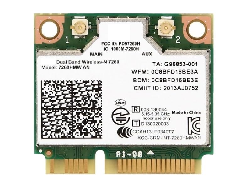 Intel Dual Band Wireless-N 7260 +