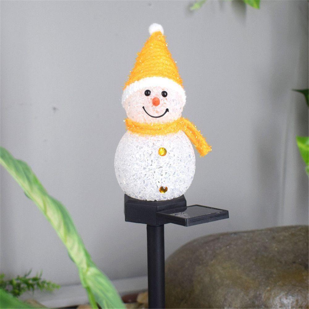 LED LED Snowman Light Decorative Lawn Lamps High Quality Christmas Solar Power Lamps  Outdoor