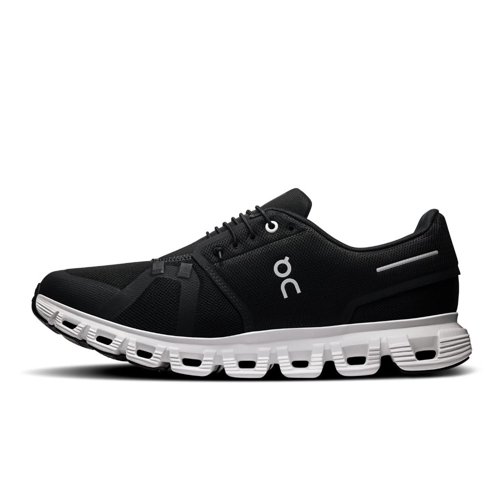 On Cloud 6 Size Men's Sneakers, 27.5cm (Cloud 6, Black/White, All-Day, Lightweight, Cushioned)