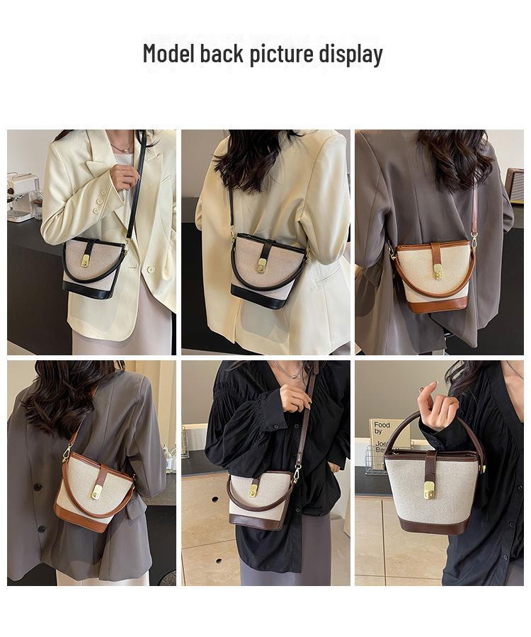 2024 Sommer Modische kleine Korb-Beuteltasche für Damen - Umhängetasche im koreanischen Stil