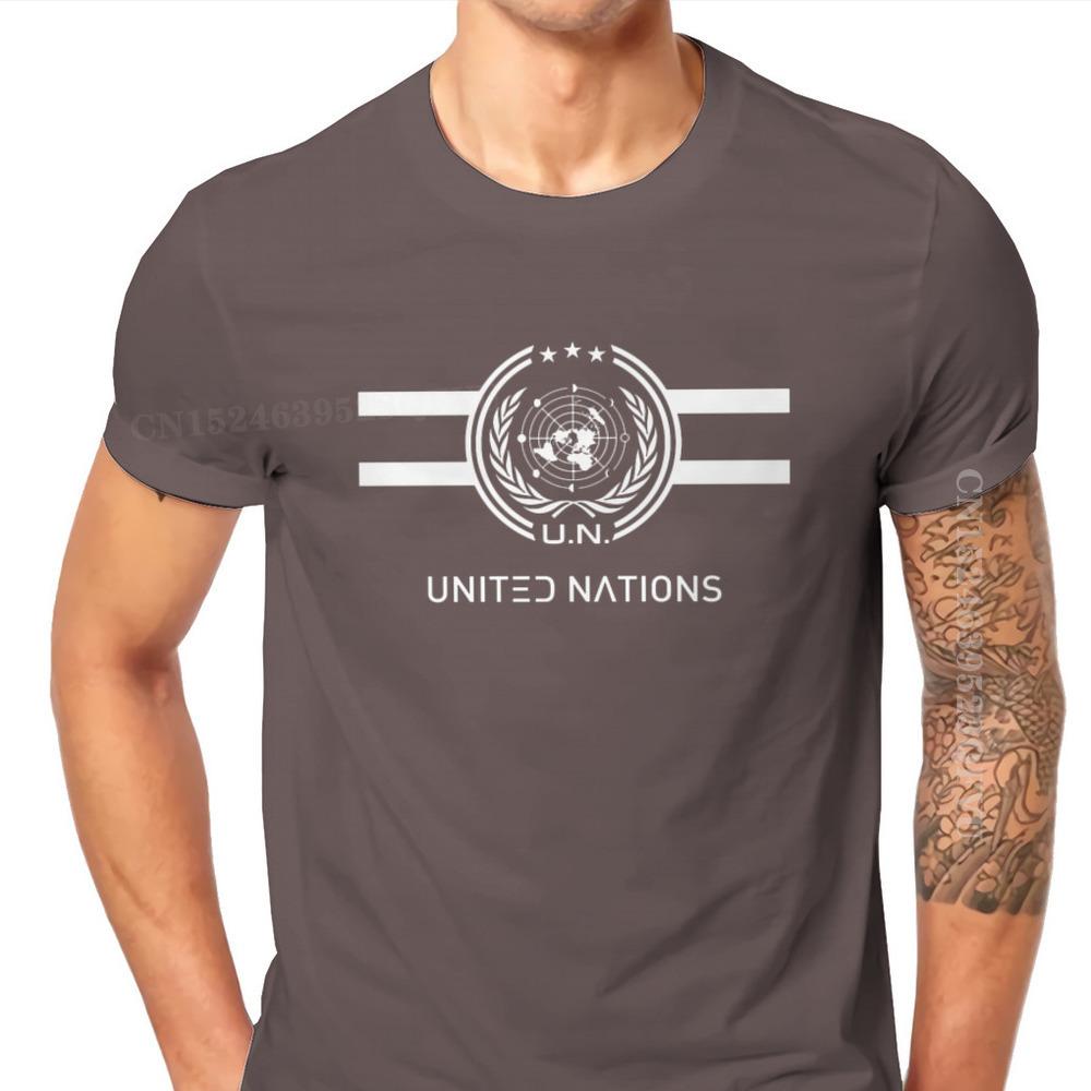 Хипстерские футболки с логотипом ООН «Пространство» Джо Миллер Джеймс Холден Canterbury ТВ Мужские Harajuku Из чистого хлопка Топы Футболка S