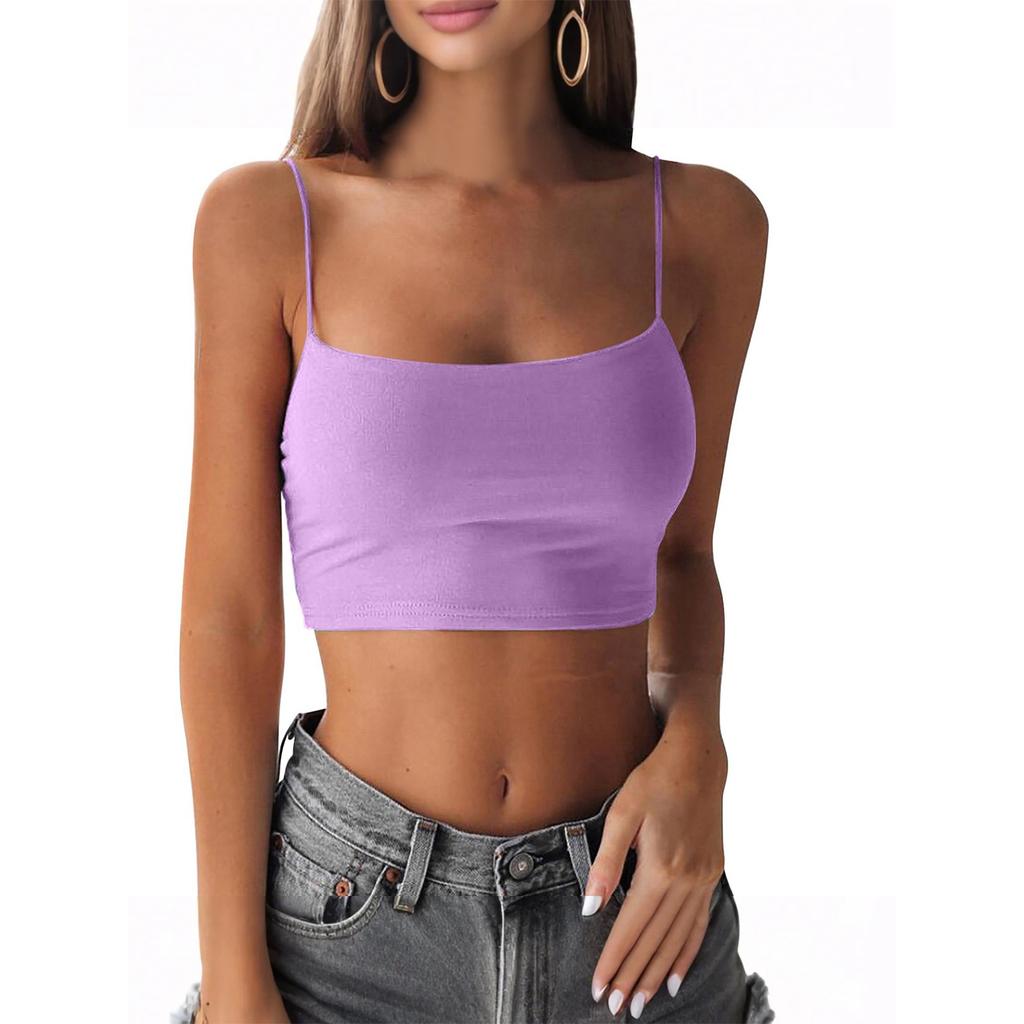 Damenmode Farbe Enganliegendes Westentop