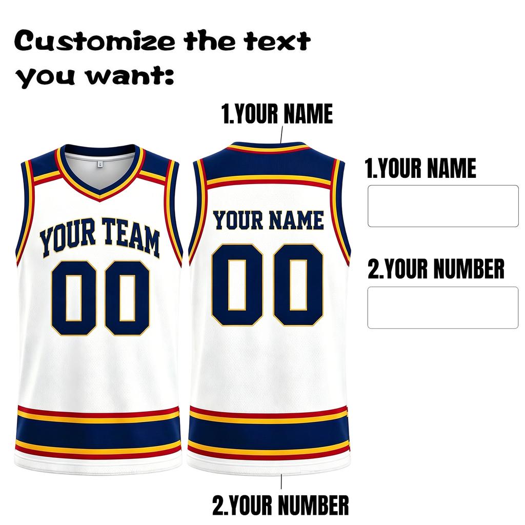Baschet personalizat - Îmbrăcăminte sport personalizată DIY pentru bărbați și femei
